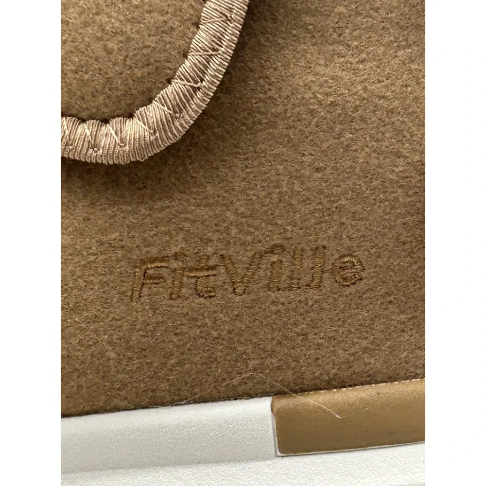 FitVille Easy Top Women Diabetic Shoes Winter Boots Size 9.5 EW Extra Wide Marca